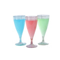 Foldable Plastic Goblet Set Of 5 With Storage Bottle
