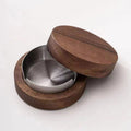 Wood Cigarette Ashtray Elegant Retro Windproof Ashtrays