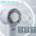 Cooling Handheld Fan With Ice Rubbing Pad