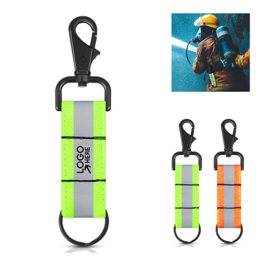 Reflective Firefighter Keychain