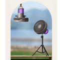Camping Fan with LED Light
