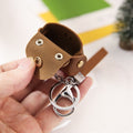 Mini PU Leather Handbag Keychain