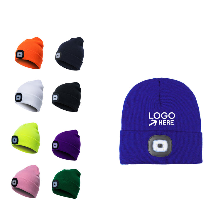 LED Lighted Knit Beanie Hat