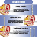 Portable Stainless Steel Ear Wax Removal Tool 6-Piece Set