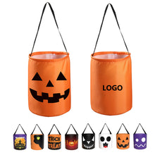 Led Halloween Party Favor Bags With Pumpkin Smile Face