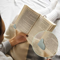 PU Moisture and Stain Resistant Heart Bookmark