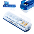 14-Compartment Weekly Pill Organizer With Two Sides