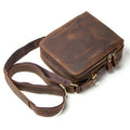 Vintage Crazy Horse Cowhide Men's Crossbody Bag