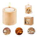 Wooden Wedding Candles