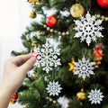 36Pcs Christmas Snowflake Ornaments