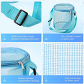 Beach Mesh Shell Bag With Adjustable Straps