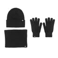 Knitted Hat, Scarf And Gloves Three-Piece Set