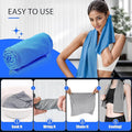 Quick Dry Towel Portable with Silicone Case