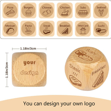 Wooden Custom Dice