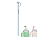 12 Inch Long Silicone Straw With Straw Cover And Cleaning Brush