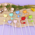 Heart Shaped Straw Cover