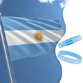 Silicone World Country Flags Wristbands
