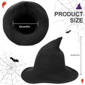 Halloween Witch Hat Wool Knitted