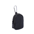 Mini Canvas Coin Purse with Carabiner Keychain
