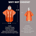 Thickened Emergency Rain Poncho