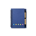 Spiral-Bound Pocket Notebook With Pen Holder