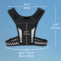 Unisex Reflective Sport Vest with Pocket