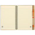 Kraft Cover Spiral Notebook With Pen