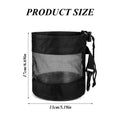 Nylon Mesh Golf Ball Bag With Drawstring Closure