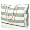 Large Waterproof Zipper Beach Tote