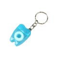 10M Tooth Shaped Dental Floss W/Keychain