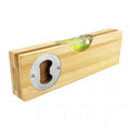 Bamboo Bottle Opener With Level