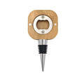 Bamboo Wine Stopper With Bottle Opener