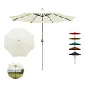 9ft Patio Umbrella Outdoor Table Umbrella 8 Sturdy Ribs