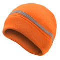 Fleece Lined Warm Beanie with Reflective Strip
