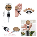 Round Wooden Wine Bottle Stopper