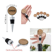 Round Wooden Wine Bottle Stopper