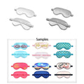 Eye Mask With Imitation Silk Strap