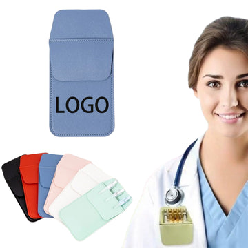 Portable Nurse PU Leather Pen Pouch/ Pen Case/ Pen Holder