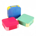 Flip-Top Sealed Three-Compartment Lunch Box