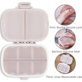 Wheat Pattern Travel Pill Storage Box