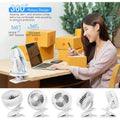 Plastic Mini Portable 360 Degree Rotation Clip On Fan