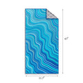 Sublimated Microfiber Sand Proof Beach Towel
