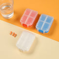 Folding Flip Lid 3-layer 8-compartment Pill Box