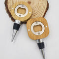 Bamboo Wine Stopper With Bottle Opener