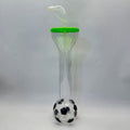 20 Oz Soccer Shaped World Yard Cup With Straw And Lid