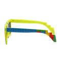Rainbow Mosaic Block Sunglasses