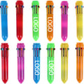 Christmas 10 In 1 Mini Retractable Pen Multi-Color