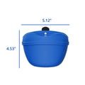 Portable Silicone Dog Treat Bag With Clip