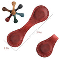 Leather Magnetic Bookmark For Books And Journals