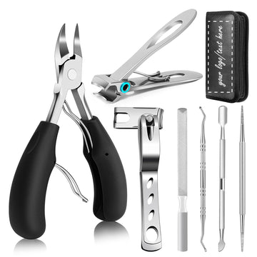 7-Piece Set Of Thick Toenail Clippers For Adults And Seniors